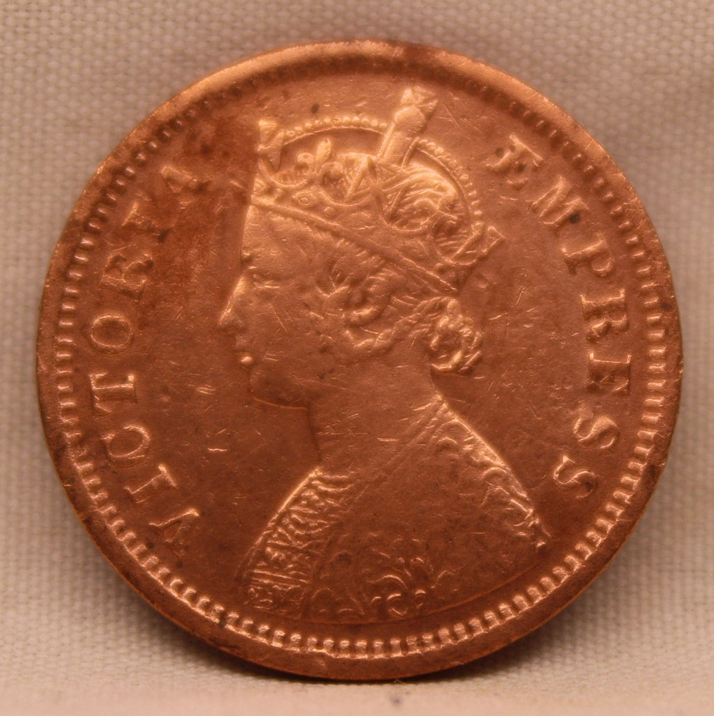 Half Pice Coin 1885 Victoria Empress Copper Coin
