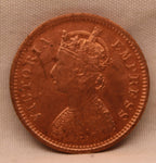 Half Pice Coin 1888 Victoria Empress Copper Coin