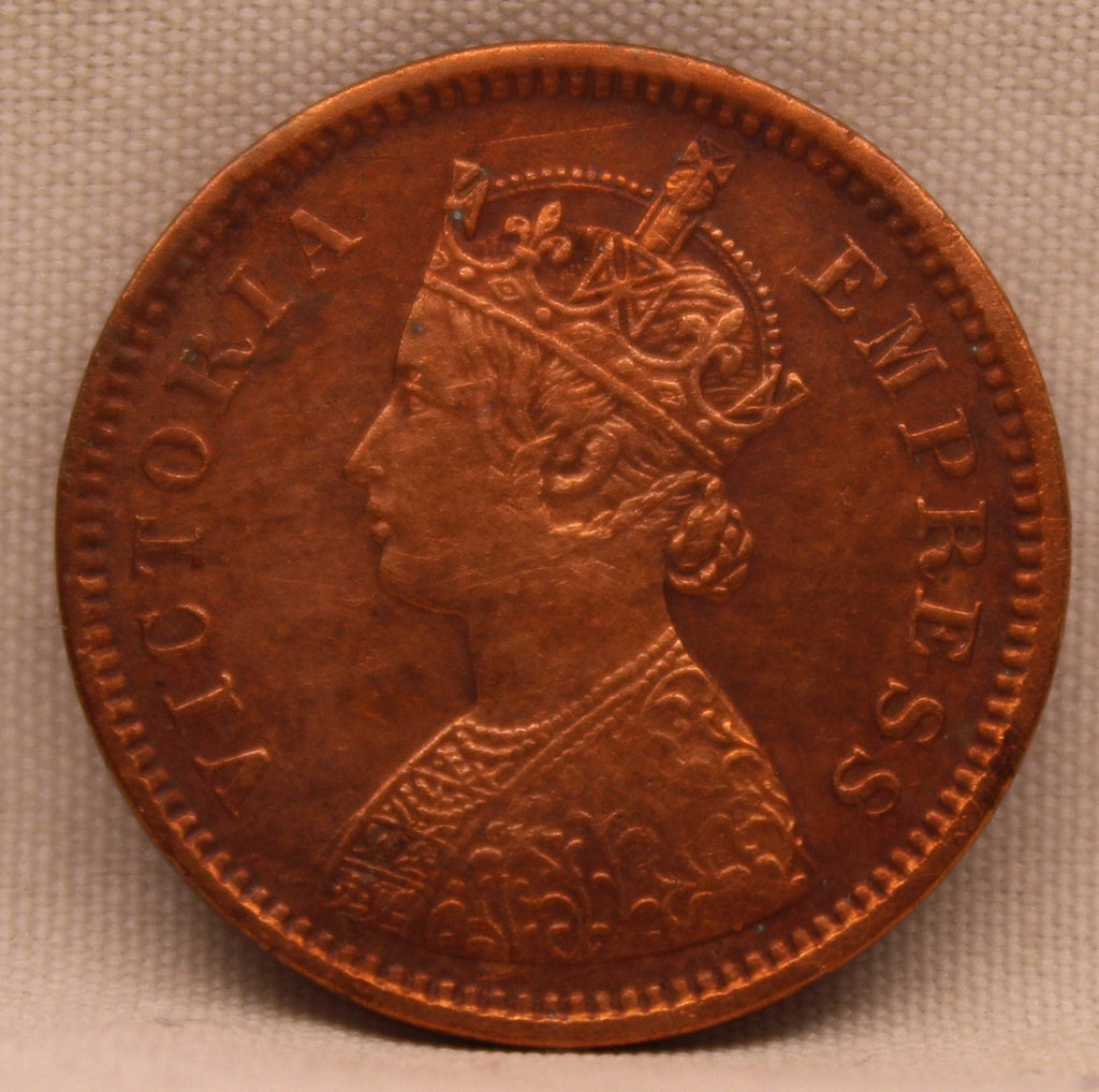 Half Pice Coin 1895 Victoria Empress Copper Coin