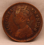 Half Pice Coin 1897 Victoria Empress Copper Coin
