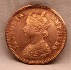 Half Pice Coin 1898 Victoria Empress Copper Coin