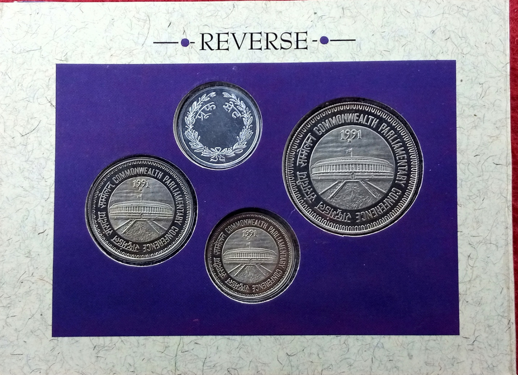 1991 37TH COMMONWEALTH PARLIAMENTARY CONFERENCE PROOF COIN SET