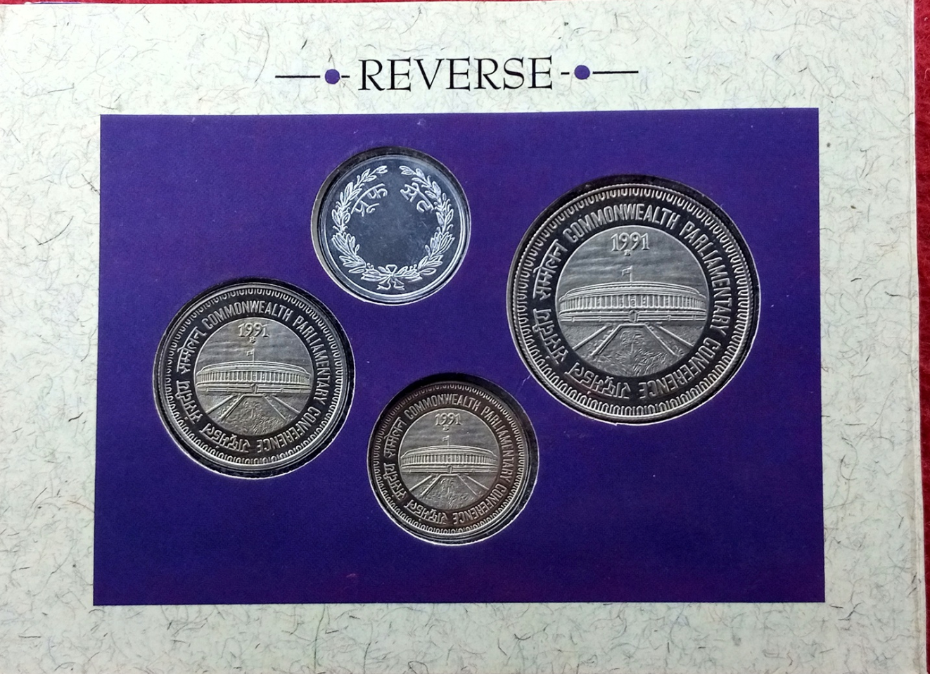 1991 37TH COMMONWEALTH PARLIAMENTARY CONFERENCE PROOF COIN SET
