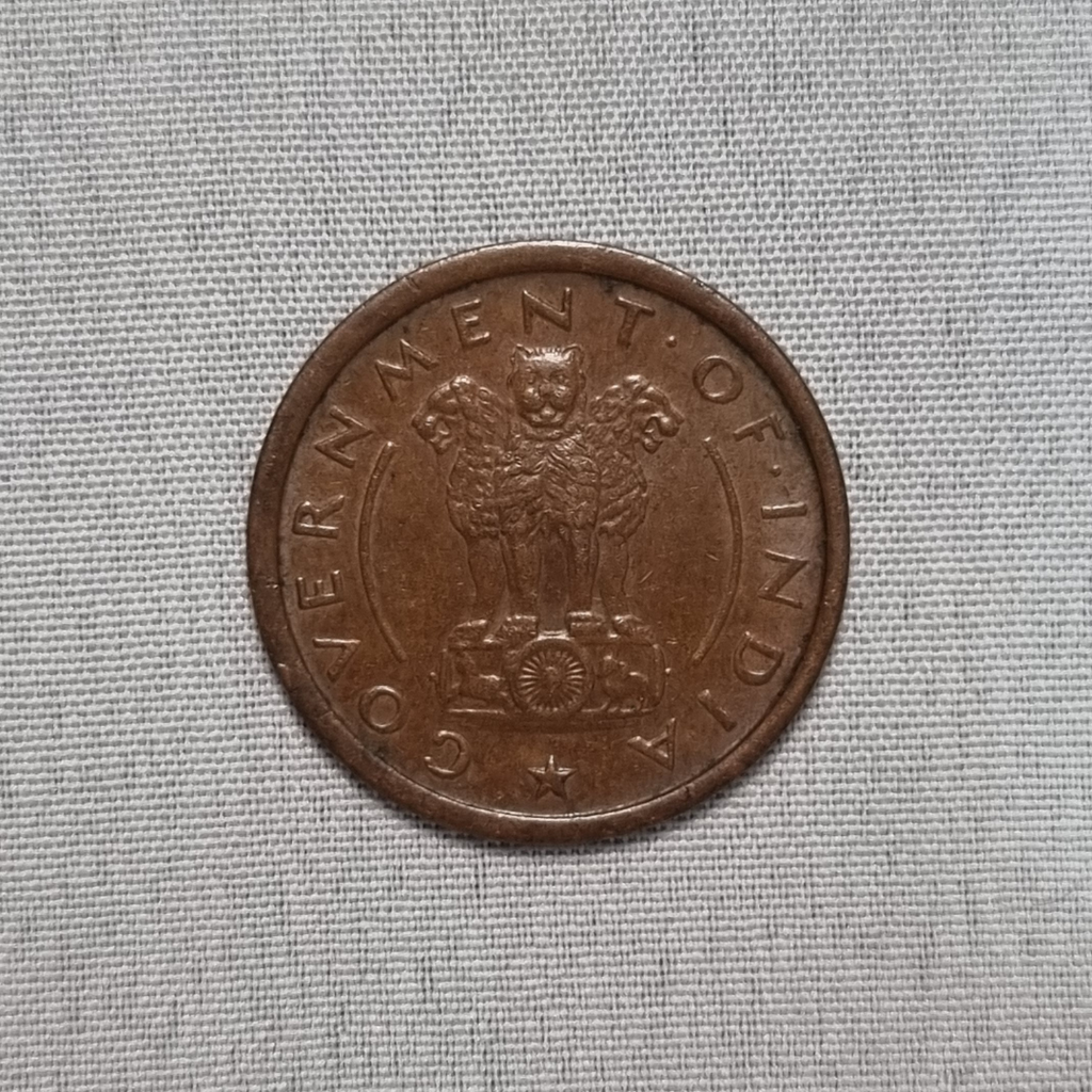 1952 1 One Pice Horse Coin Bombay Mint Condition AUNC