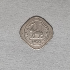 1955 Half Anna Bull Coin Bombay Mint Condition UNC