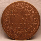 Quarter Anna 1910 Edward VII Bronze Coins
