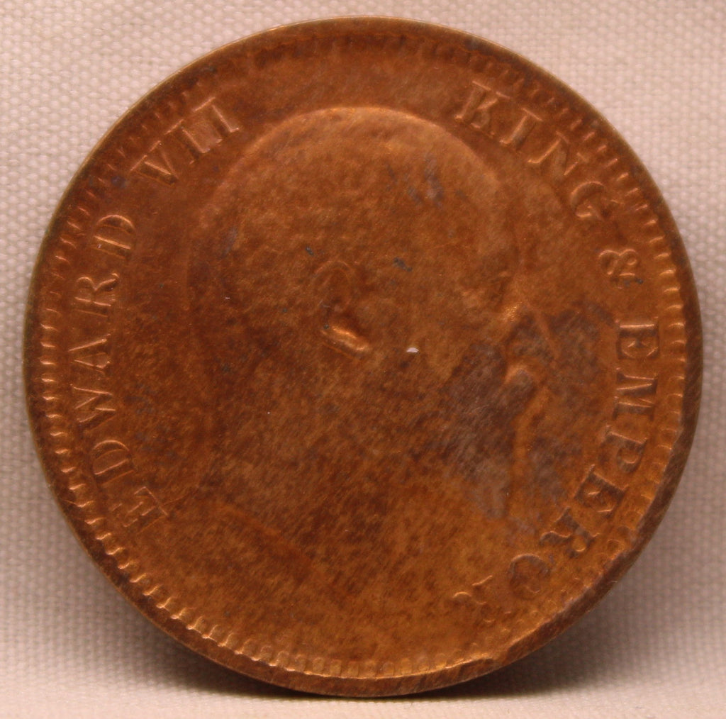 Quarter Anna 1906 Edward VII Bronze Coins
