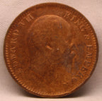 Quarter Anna 1906 Edward VII Bronze Coins