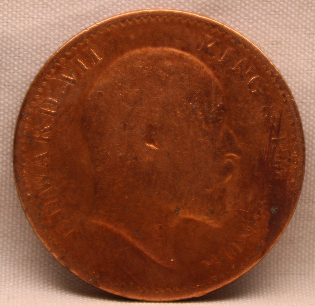 Quarter Anna 1905 Edward VII Copper Coins