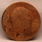Quarter Anna 1907 Edward VII Bronze Coins