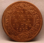Quarter Anna 1910 Edward VII Bronze Coins