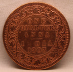 Quarter Anna 1903 Edward VII Copper Coins