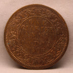 Quarter Anna 1908 Edward VII Bronze Coins