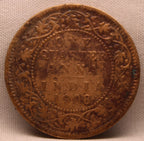 Quarter Anna 1908 Edward VII Bronze Coins