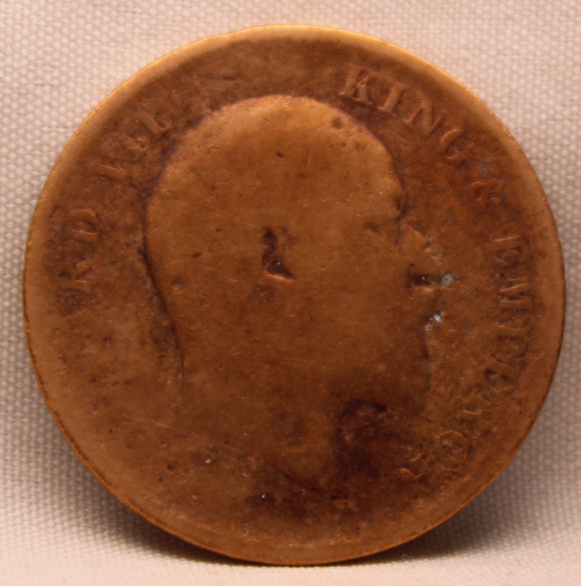 Quarter Anna 1908 Edward VII Bronze Coins