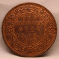 Quarter Anna 1907 Edward VII Bronze Coins