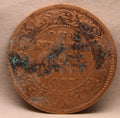 Quarter Anna 1907 Edward VII Bronze Coins