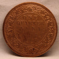 Quarter Anna 1907 Edward VII Bronze Coins