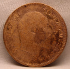 Quarter Anna 1907 Edward VII Bronze Coins