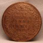 Quarter Anna 1908 Edward VII Bronze Coins