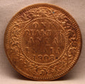 Quarter Anna 1908 Edward VII Bronze Coins