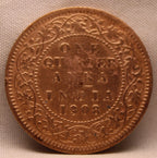 Quarter Anna 1908 Edward VII Bronze Coins