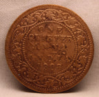 Quarter Anna 1908 Edward VII Bronze Coins