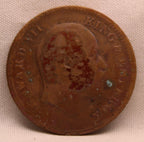 Quarter Anna 1910 Edward VII Bronze Coins