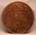 Quarter Anna 1910 Edward VII Bronze Coins