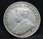 8 Anna India 1919 George V king Emperor Coin