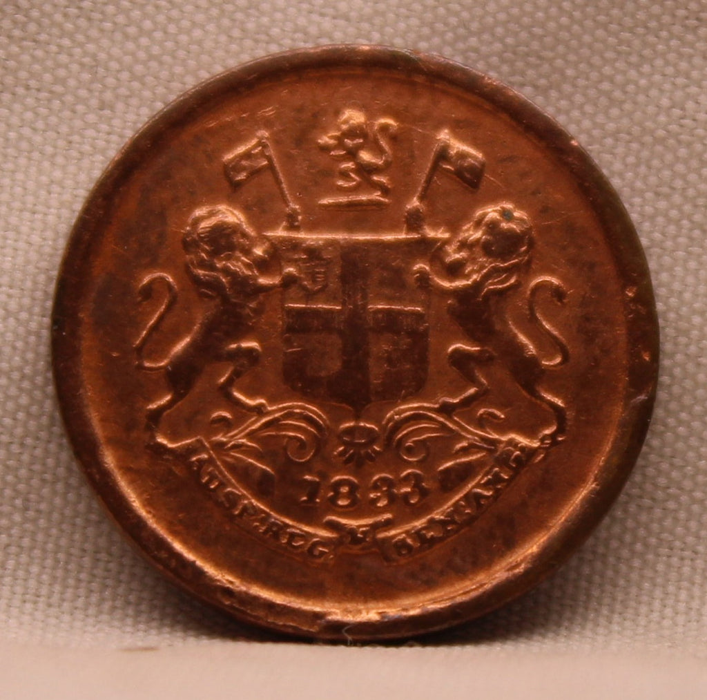 1 Pie 1833 Coin