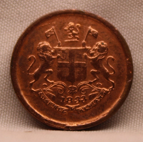 1 Pie 1833 Coin