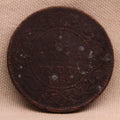1\12 Anna 1862 Coin of Victoria Queen of Bombay Mint