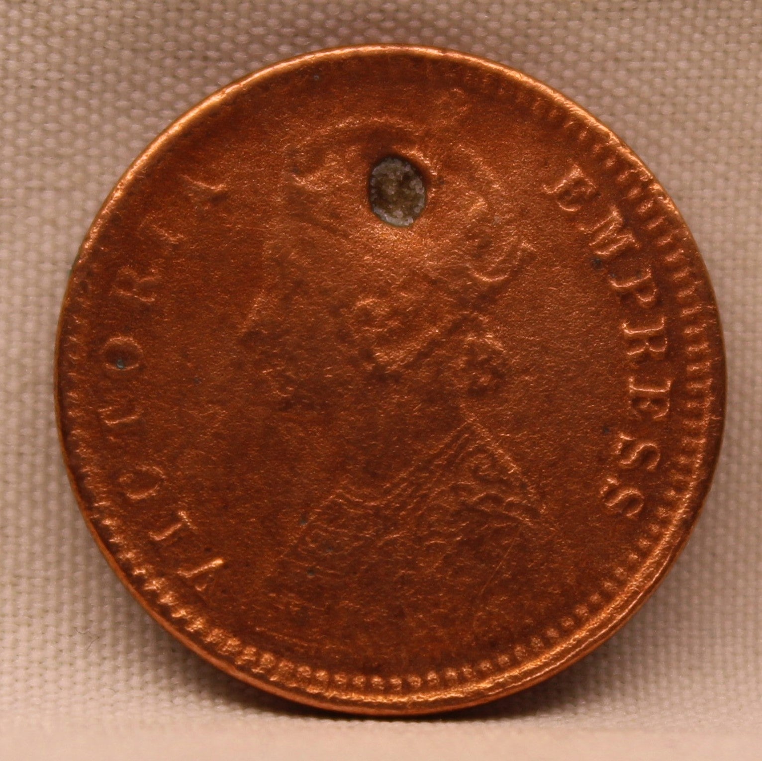 1/12 Anna 1885 Victoria Express Copper Coin