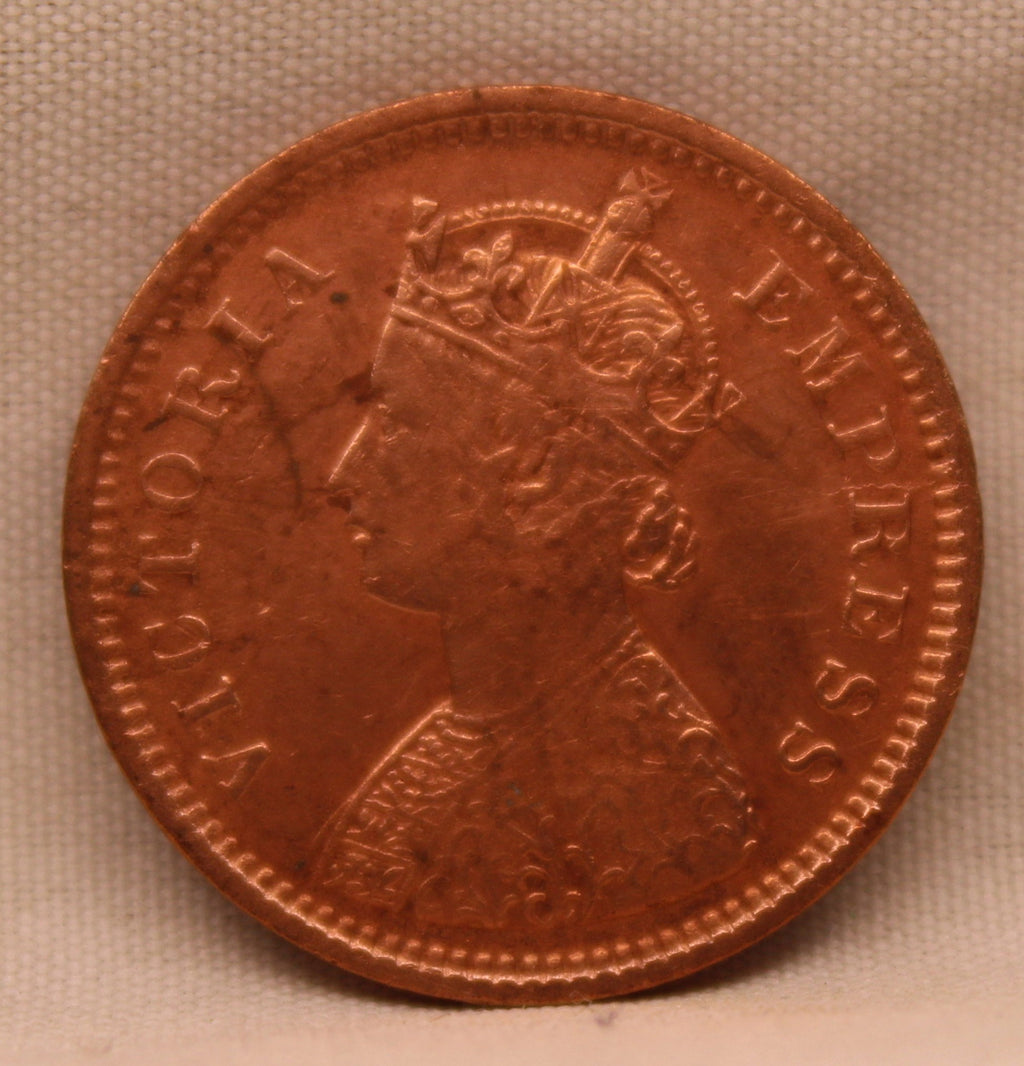 Half Pice Coin 1888 Victoria Queen Copper Coin