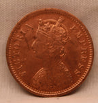 Half Pice Coin 1888 Victoria Queen Copper Coin