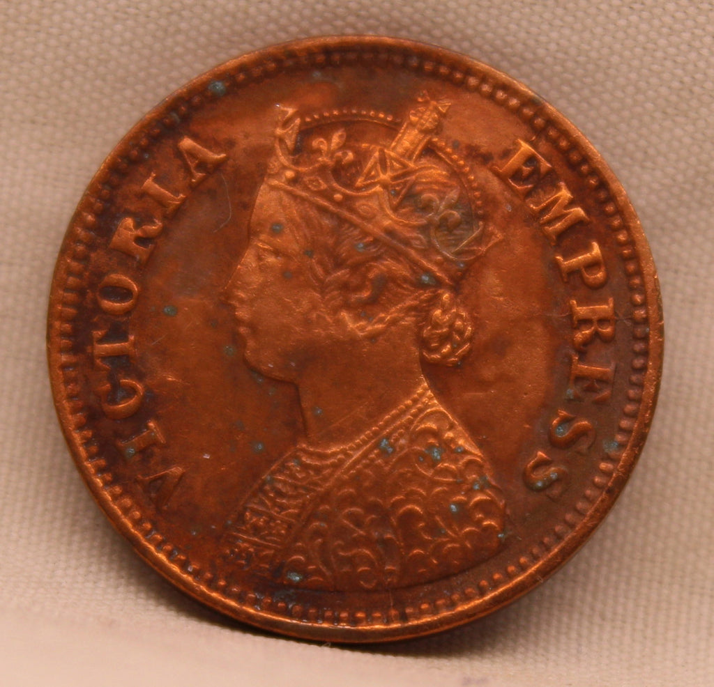 Half Pice Coin 1896 Victoria Queen Copper Coin