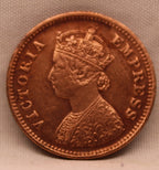 Half Pice Coin 1901 Victoria Queen Copper Coin