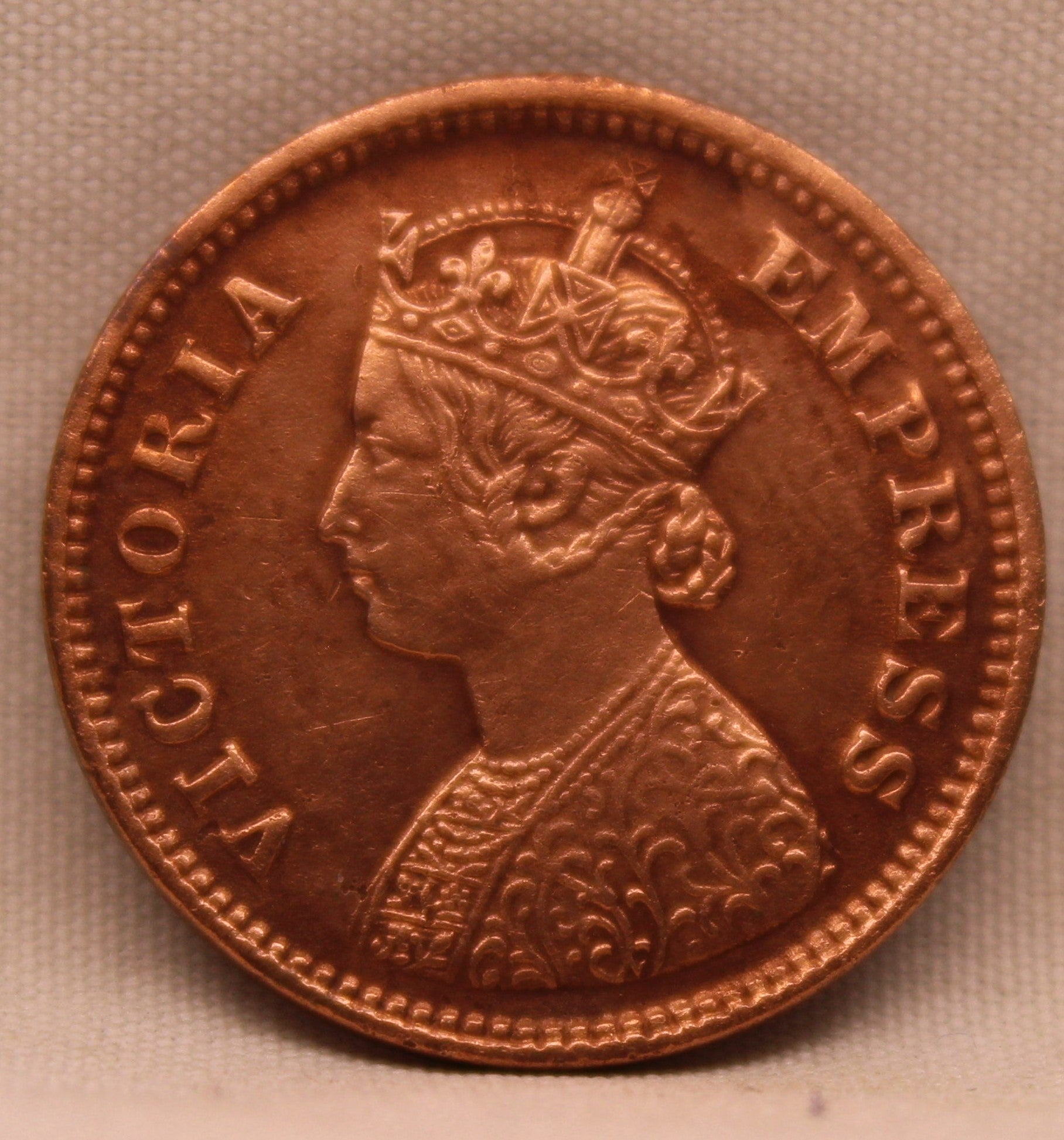 Half Pice Coin 1901 Victoria Queen Copper Coin