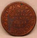 Quarter Anna 1883 Victoria Express Copper Coin