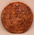 Quarter Anna 1886 Victoria Express Copper Coin