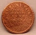 Quarter Anna 1891 Victoria Express Copper Coin