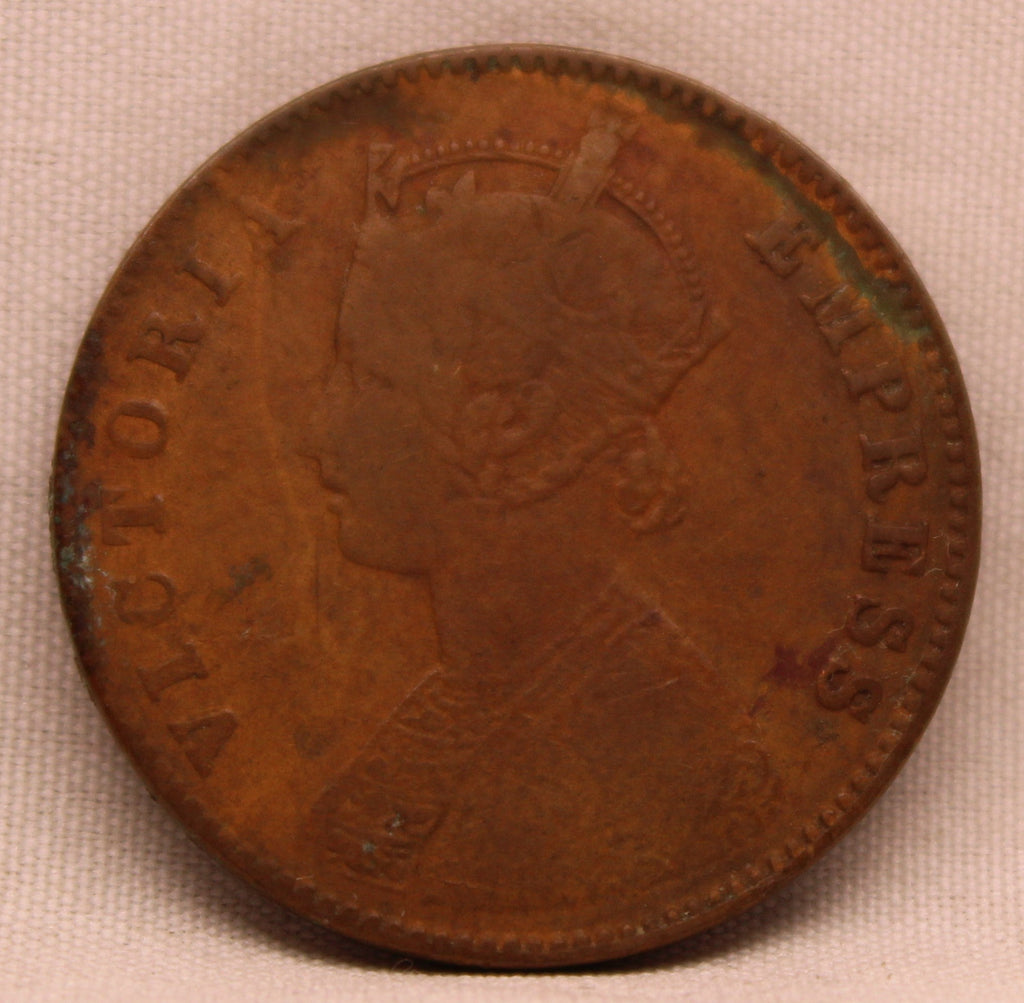 Quarter Anna 1897 Victoria Express Copper Coin
