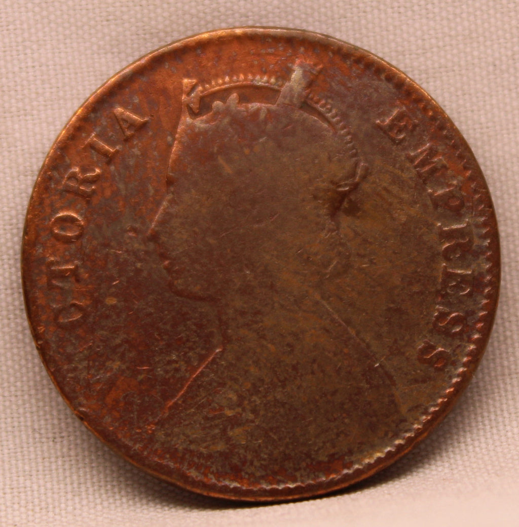 Quarter Anna 1898 Victoria Express Copper Coin
