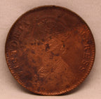 Quarter Anna 1901 Victoria Express Copper Coin