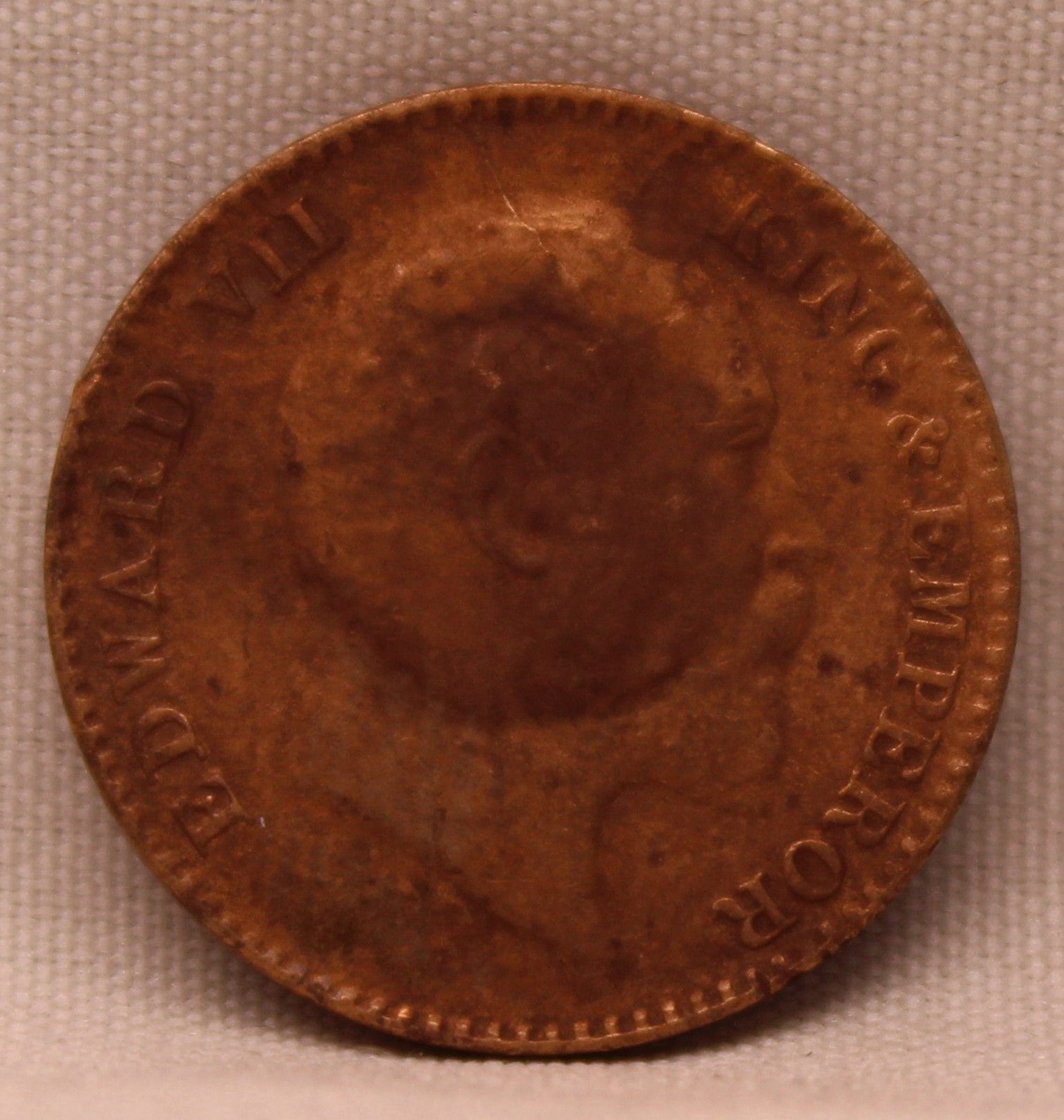 Half Pice Coin of King Edward VII of Calcutta Mint of 1903
