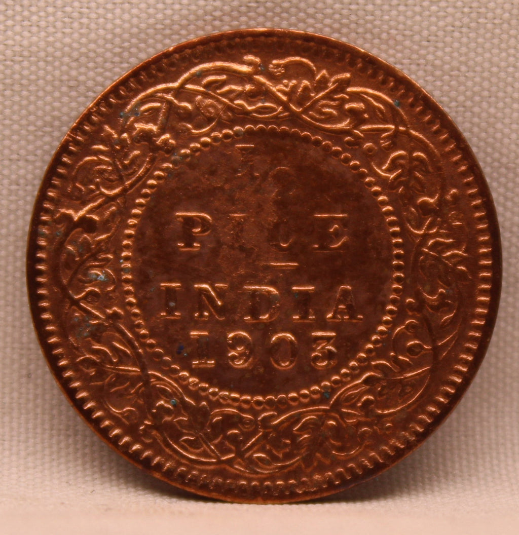 Half Pice Coin of King Edward VII of Calcutta Mint of 1903
