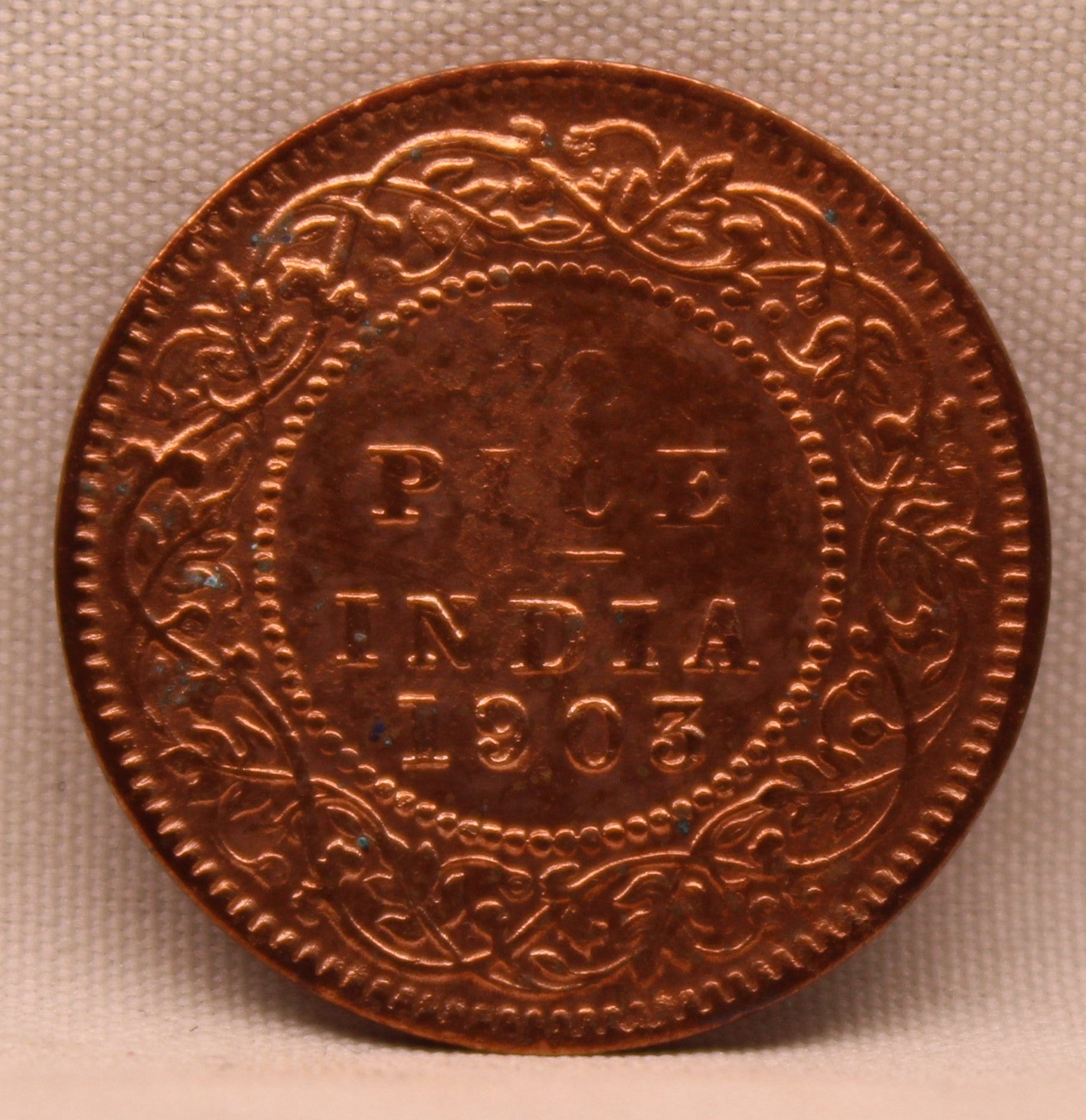 Half Pice Coin of King Edward VII of Calcutta Mint of 1903