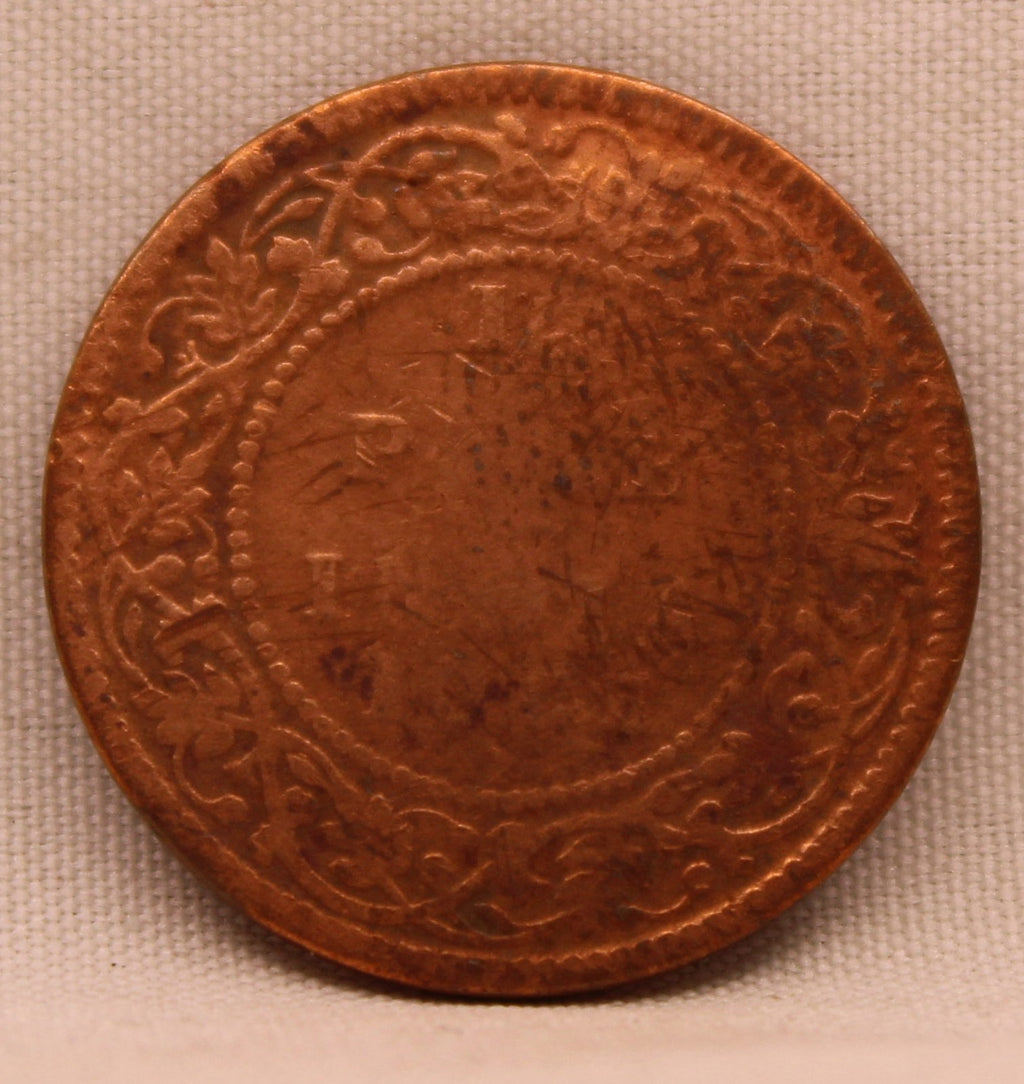Half Pice Coin of King Edward VII of Calcutta Mint of 1905