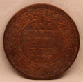 Quarter Anna Coin of King Edward VII of Calcutta Mint of 1903 Copper